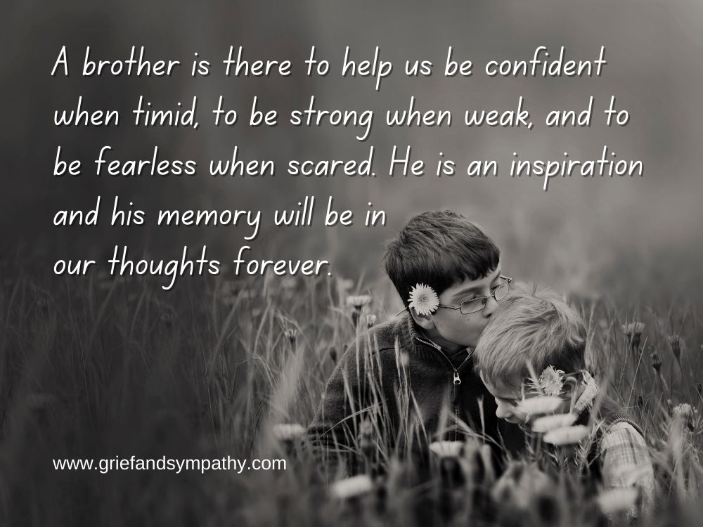 Quote about a brother