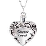 Etsy Forever Loved Heart Cremation Ashes Pendant