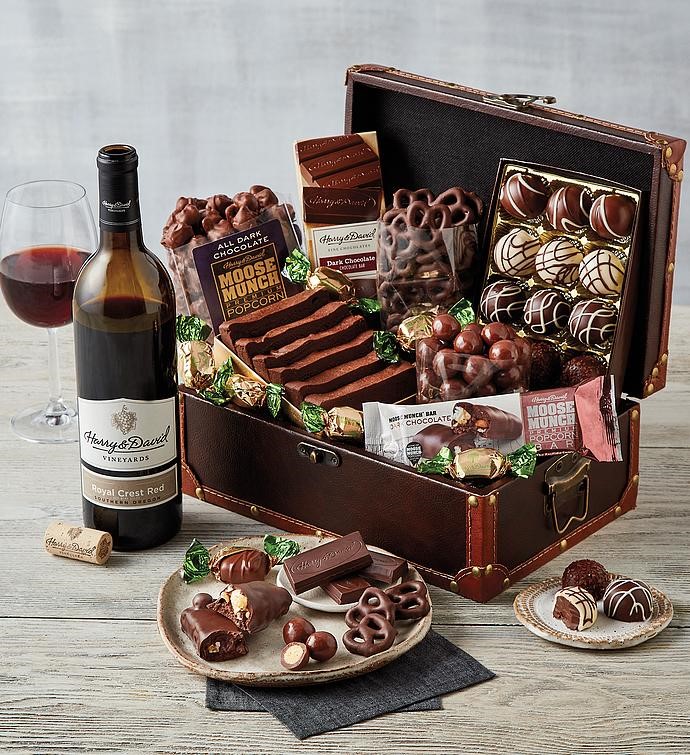 Chocolate and Wine Sympathy Box