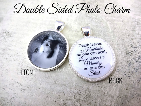 Personalised Etched Photo Disc Necklace | Picture Necklace | Bloom Boutique