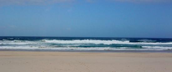 waves on the sand, calming for stressed caregivers