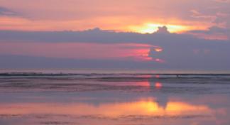 pink sunrise, een opbeurende foto voor degenen die een man of vrouw hebben verloren