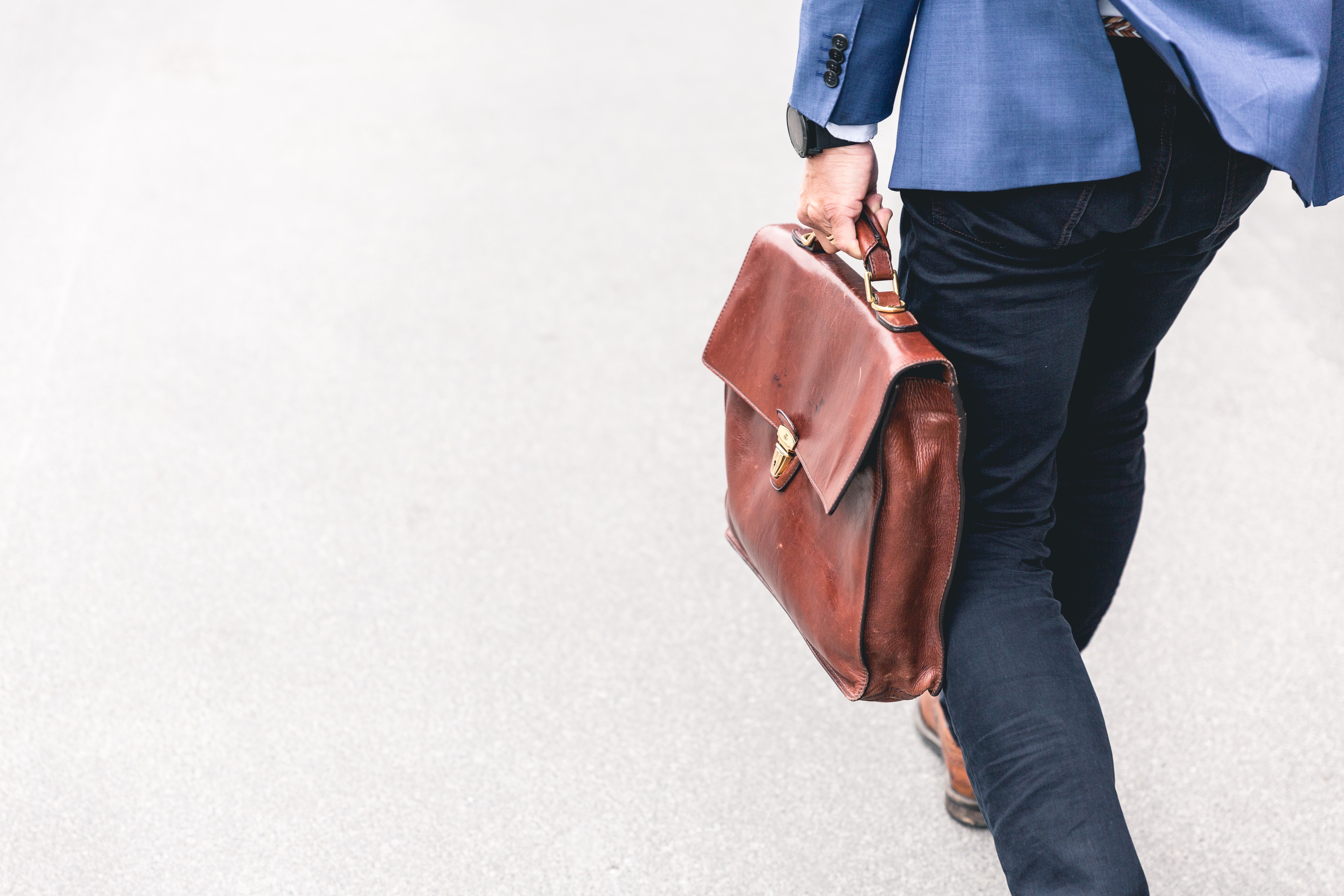 Man with briefcase