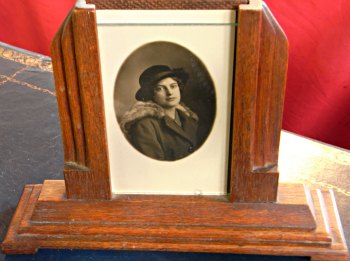 Photo of deceased loved one in a frame