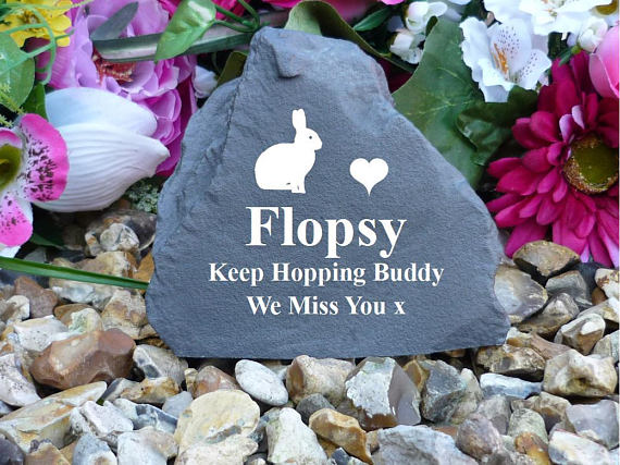Personalized Memorial Stone Heart Stepping Stone Sympathy Garden Marker Memorial Grave Marker for Bereavement Pet,Style1. 
