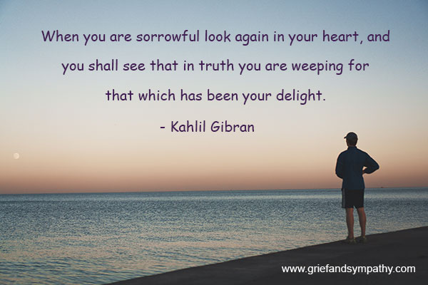 Kahlil Gibran Grief Quote