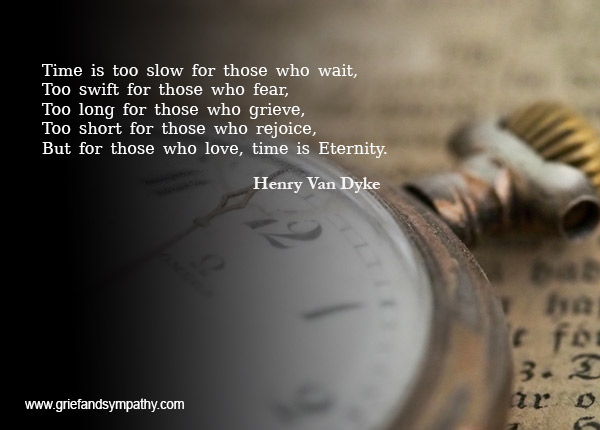 Time is too slow for those who wait, by Henry Van Dyke.