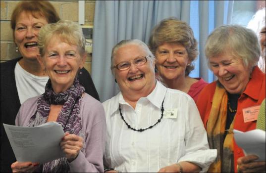 Elizabeth Postle - Singing in Choir, Credit: Manly Daily