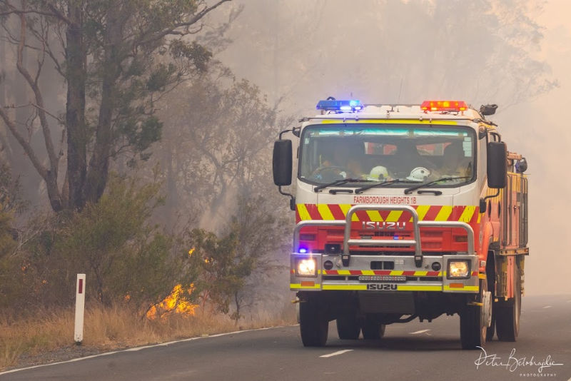 Fire truck by the bush. NSW 2019. PetarB Photography