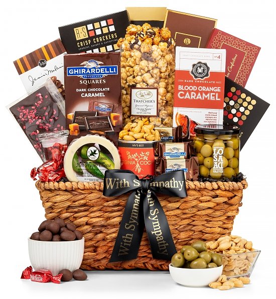 5 Best Gourmet Sympathy Gift Baskets