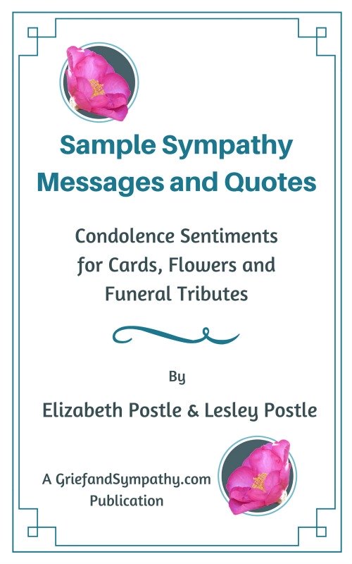 Our book contains many heartfelt messages of sympathy, phrases and quotes for flowers, cards and funeral tributes.  