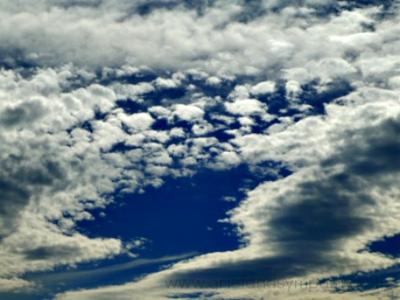 Photo of the sky - loved ones ashes can be send into the sky in a balloon.