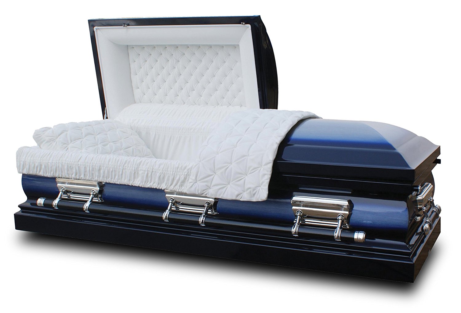 Midnight Blue Casket Coffin