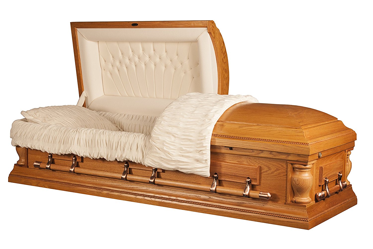 Affordable Oak Casket for Funeral
