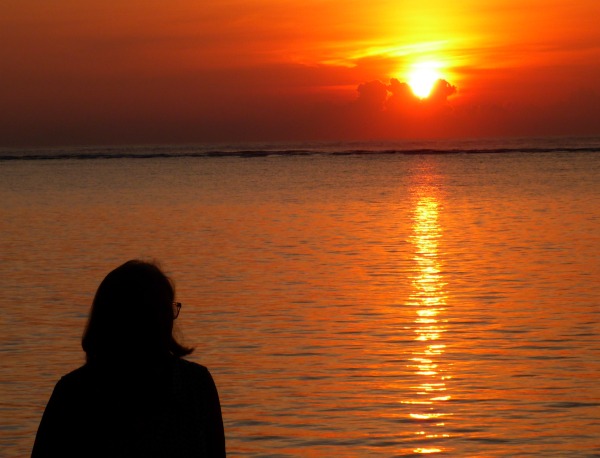 Woman alone, grieving the loss of a relationship