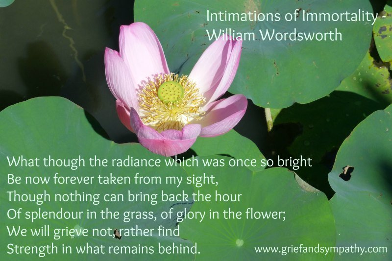 Wordsworth Intimations of Immortality Poem