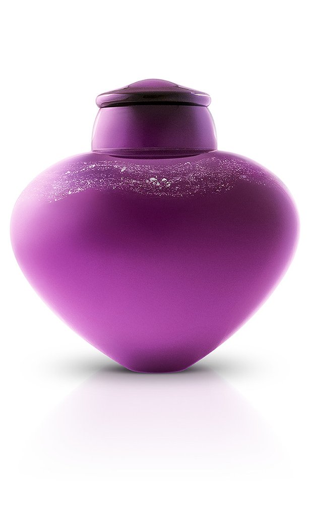 Purple Hand Blown Glass Urn from Urns in Style