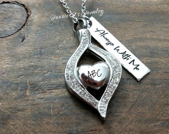 Silver Memorial Tear Pendant