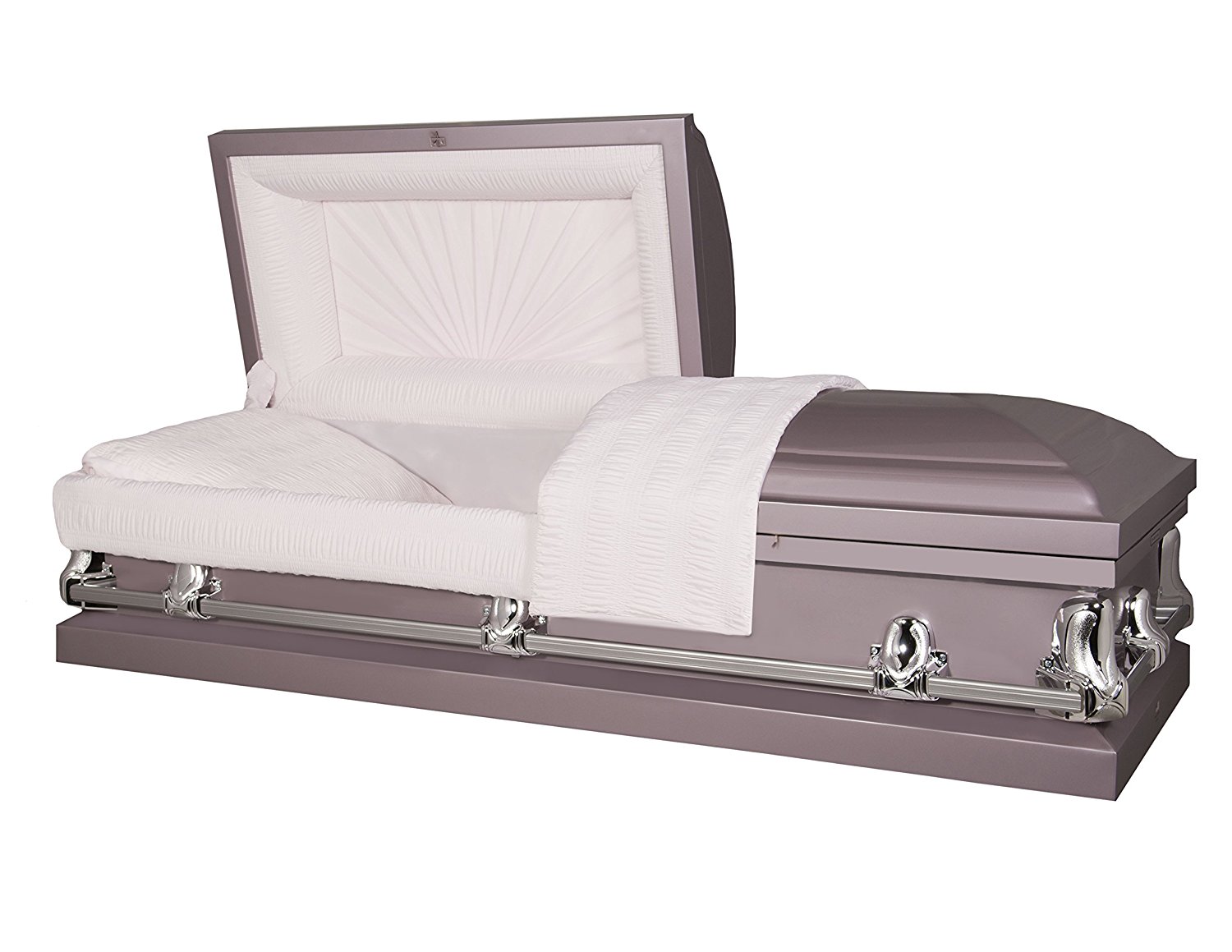 Funeral Casket in Antique Orchid colour