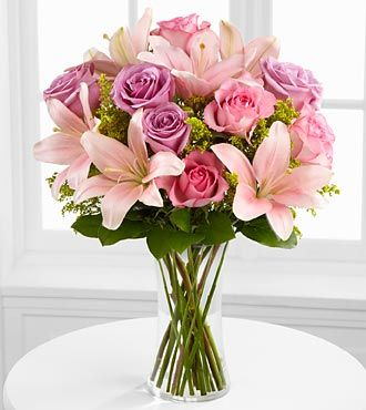 pink sympathy flowers